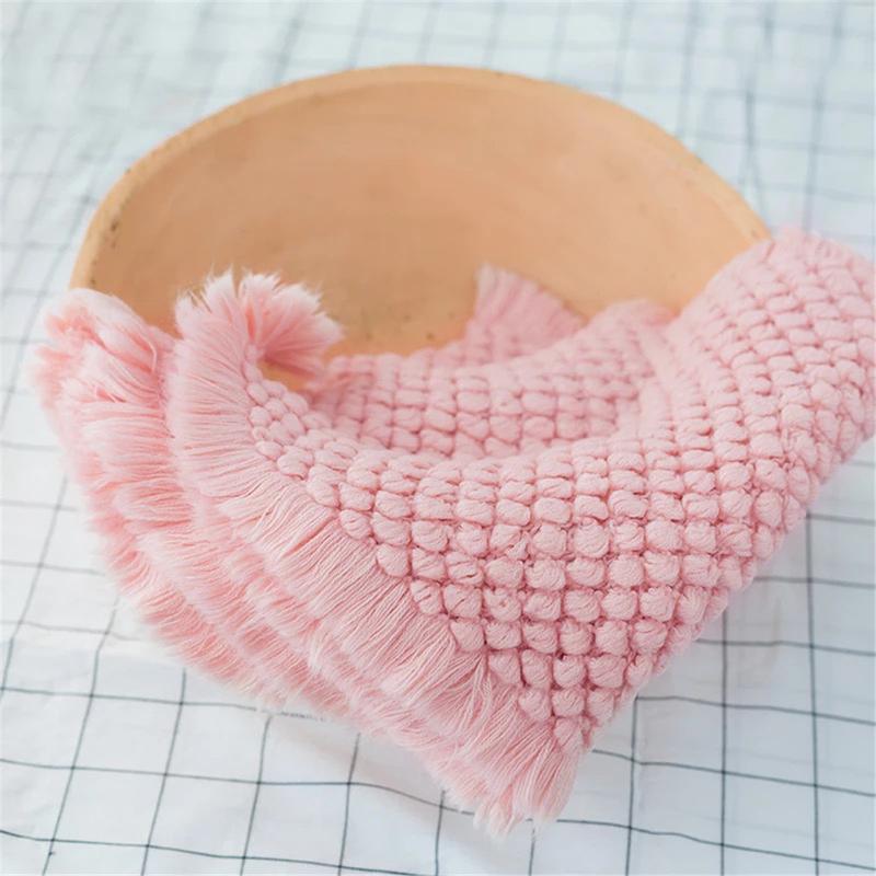 Product Introduction of Baby Photography Props Newborn Photography Blanket Background Photo Infant Muslim Wraps Accessories 25