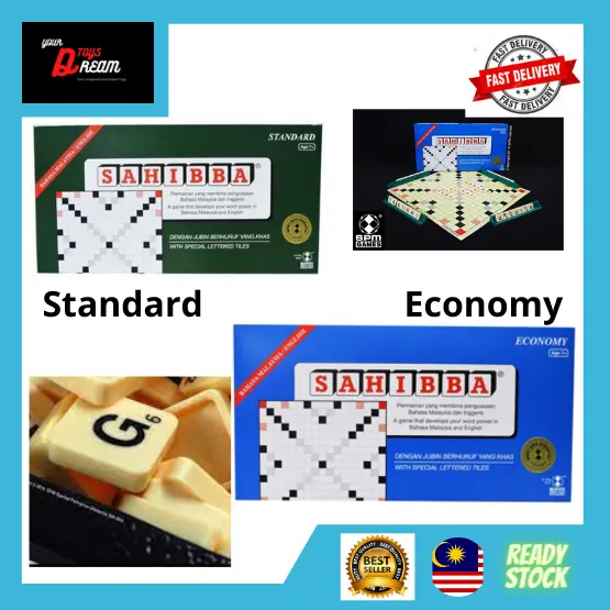 SPM Games Mainan SAHIBBA Original -  Standard & Economy Board Board Game Set