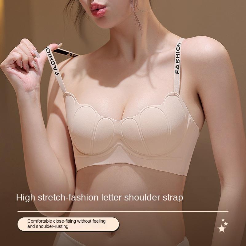 Áo Ngực Nâng Ngực Không Dây, Thiết Kế Áo Ngực, Dành Cho Ngực Nhỏ Liền Mạch, Hỗ Trợ Bên Hông, Thoáng Khí, Chống Chảy Xệ, Đồ Lót Che Phủ Toàn Bộ, Công Nghệ Nâng Thoải Mái 3