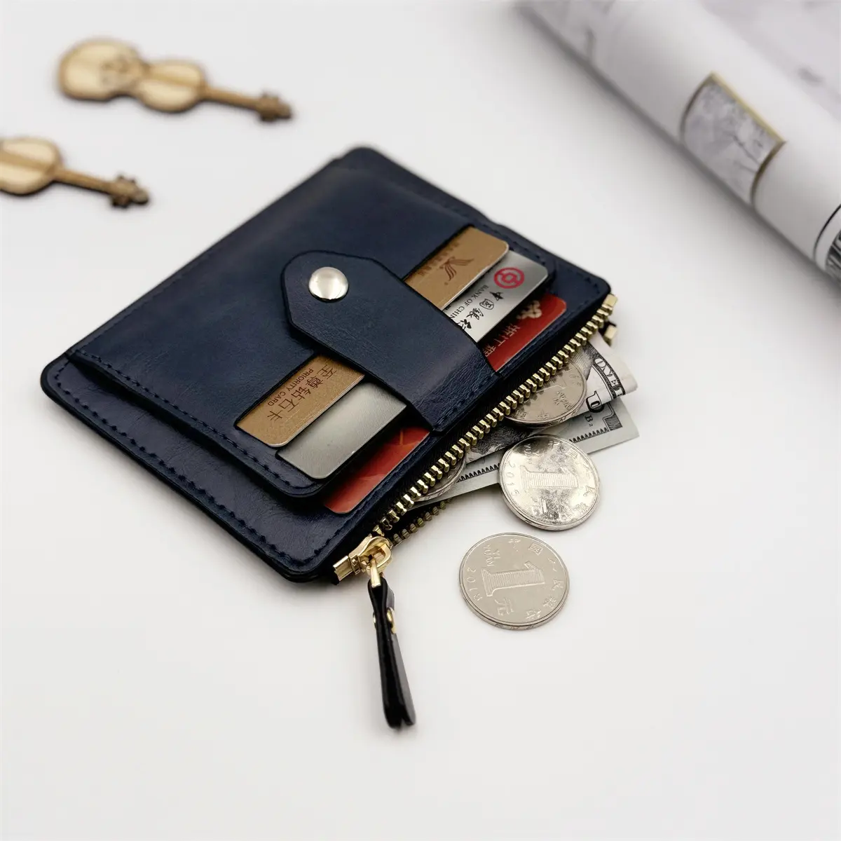New Card Bag Trendy Design Wallet PU Leather Driver License Card Sleeve Fashion Multifunctional Card Bags
