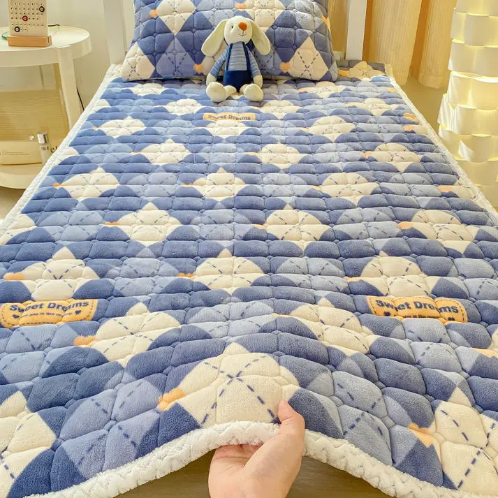 Đệm Nệm Sợi Sữa, Đệm Nằm, Đệm Gia Đình Và Ký Túc Xá, Thích Hợp Cho Sinh Viên, Nệm Đơn, Chăn Dày, Nệm Đệm Bông, Ga Trải Giường Nhung, Năm 2024 2
