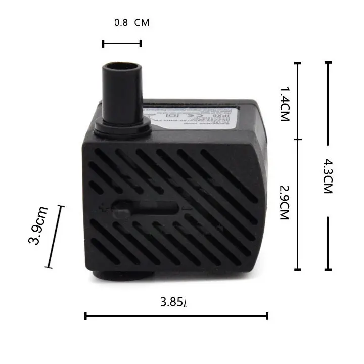 Máy Bơm 3W Nước Chìm cho Hồ Cá, Hòn Non, Bộ Thác Nước - 3W không đèn điện 220vol 3