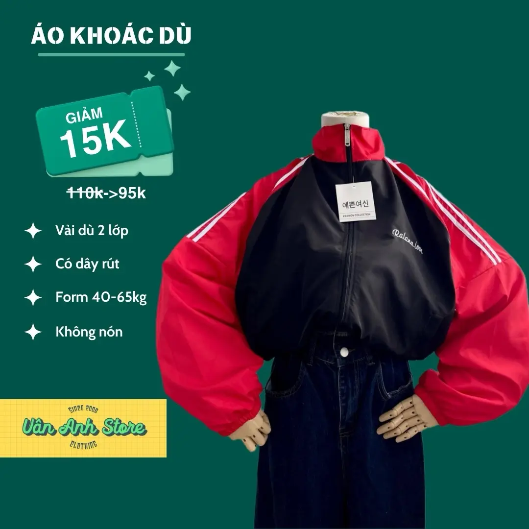 Áo khoác dù lửng nữ dây rút thêu Ralana Love form lửng nữ, áo khoác vải mỏng nhẹ 4 màu form 38-65kg mang đẹp Women Jacket Dù Nữ
