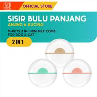Gambar M-Pets 2 In 1 Mini Pet Comb -  Long Hair / Sisir Bulu Anjing Kucing - Sisir Bulu Anjing Kucing dari M-Pets Volk Pets Indonesia Kota Tangerang 3 Tokopedia