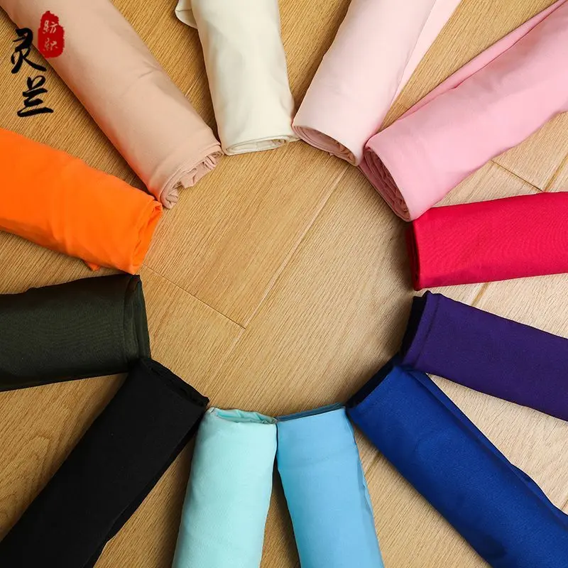 [binghong] Lnqj Milk Silk Knitted Spandex Stretch Fabric Four-Sided Elastic Performance Stage Dance Clothing Modeling Fabric
