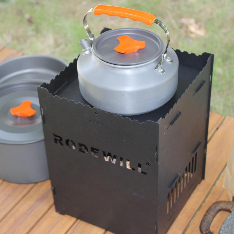 Product Introduction of Portable Camping Stove, Detachable Outdoor Firewood Stove, Multifunctional Camp Stove for Cooking & Heating, Camping & Hiking Equipment 7