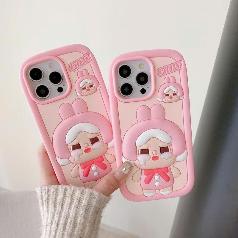Ốp lưng iphone Silicon hoạ tiết CRYBABY 6plus 7plus 8plus x xs xsmax 11 12 13 14 15 16 pro plus promax phụ kiện case chống bẩn