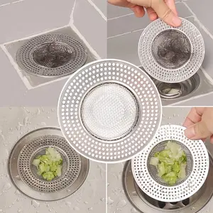Saringan Bak Cuci Piring Stainless Sink Filter Strainer Wastafel /Saringan Penutup Wastafel Bahan Stainless /Saringan Air Tempat Cuci Piring Stainless Steel Filter Strainer /Afur Penutup Penyumbat Lubang Saringan Wastafel Stainless Steel