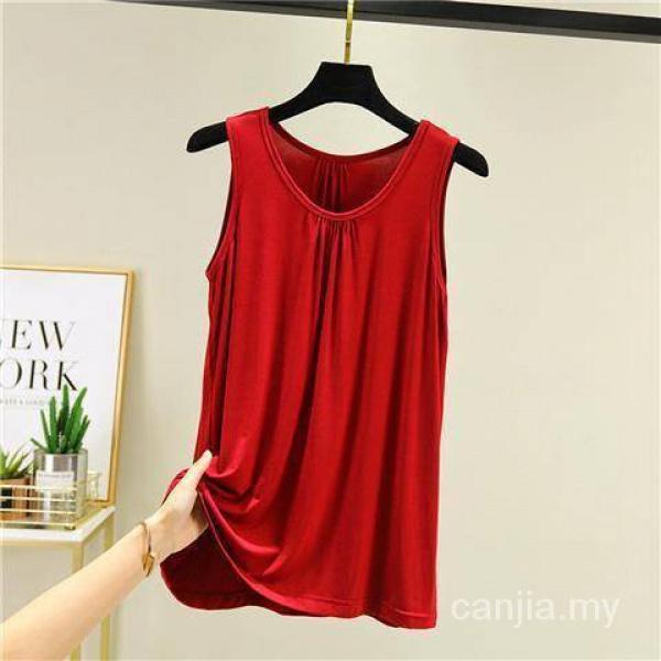 Product Introduction of [New Model] AG XL-5XL❗◆ Plus Size❗Women's Vest Summer Loose Bottoming Casual Sleeveless Top✨[Angel]✨ Womenswear Day Style Lingerie Comfort Basic Minimalist 18