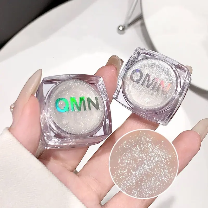 Phấn ánh Đơn Sắc MÀU, Bảng Phấn Tạo Khối, Phấn Mắt Làm Sáng, Lông Mi Tơ Tằm Lấp Lánh Khoai Tây Nghiền, QMN, 3D 7