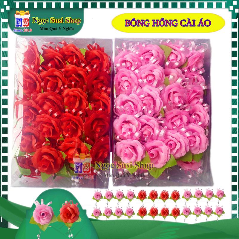 COMBO 5-20 BÔNG CÀI ÁO HOA CÀI ÁO ĐÁM CƯỚI CHO ĐÀN TRAI VÀ ĐÀN GÁI RẤT ĐẸP -  CÓ GHIM SẴN RẤT TIỆN DÙNG HÀNG CHUẨN ĐẸP NHƯ ẢNH Women
