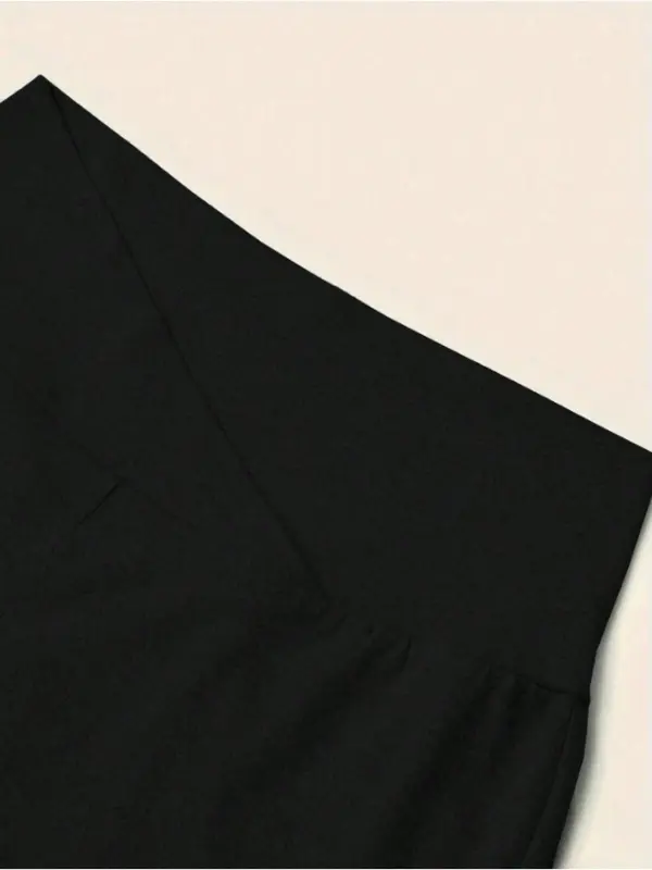 Women's Solid Color High Waist Shorts, Casual Comfy Breathable Skinny Shorts for Daily Wear, Ladies Bottoms for Spring & Fall 6