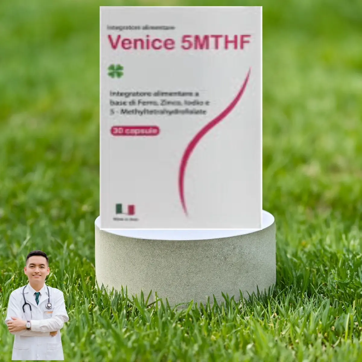 VENICE-5MTHF: viên uống bổ xung 5MTHF, sắt, Kẽm cho phụ nữ