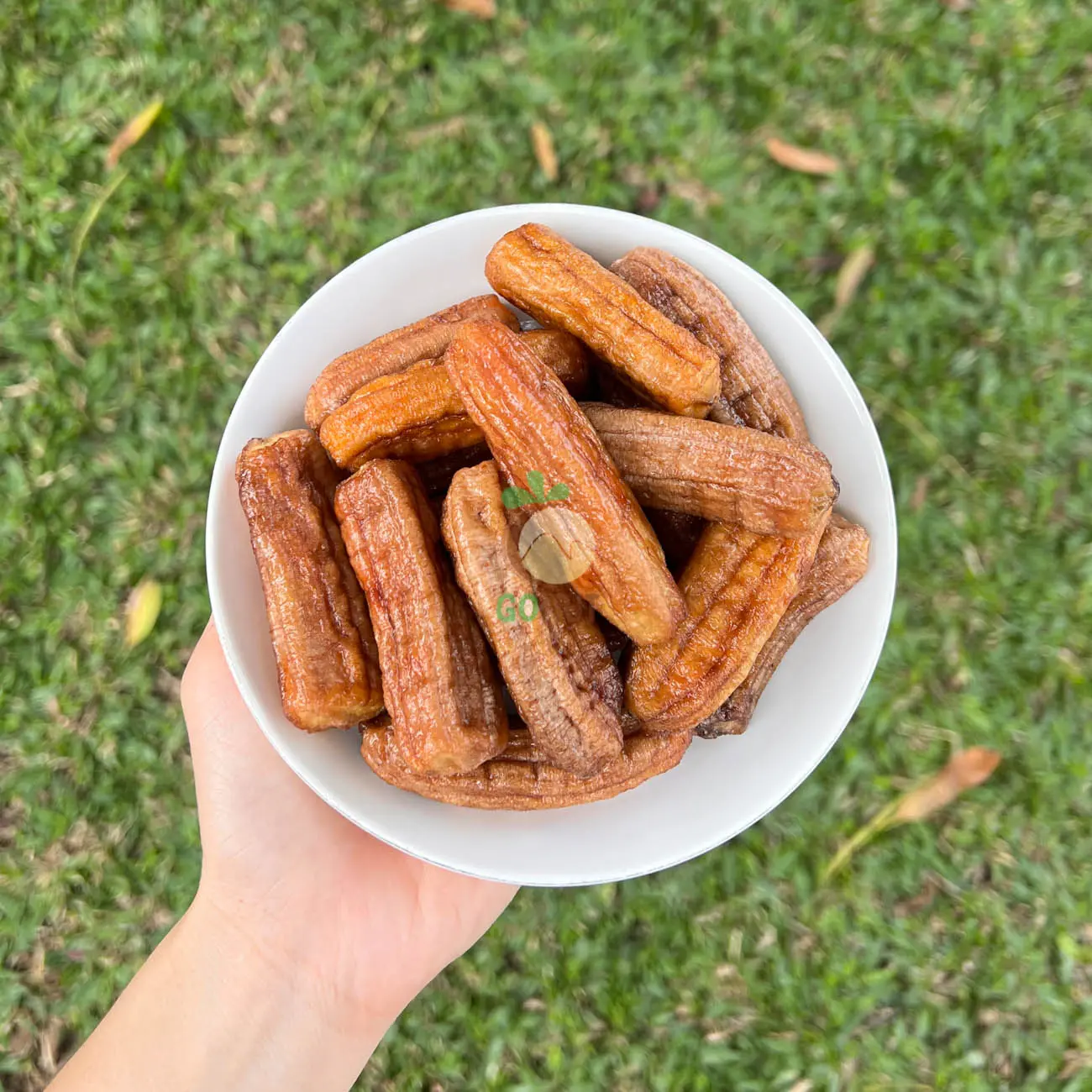 Chuối xiêm sấy dẻo nguyên trái tự nhiên nhà Gonut - chuối sấy miền tây Food Ăn Vặt