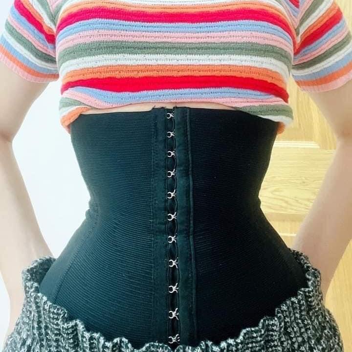 Mã 9 - Đai Thun Nịt Bụng Sile Chất Liệu Thun dày Dặn Và Thanh Thép Xoắn