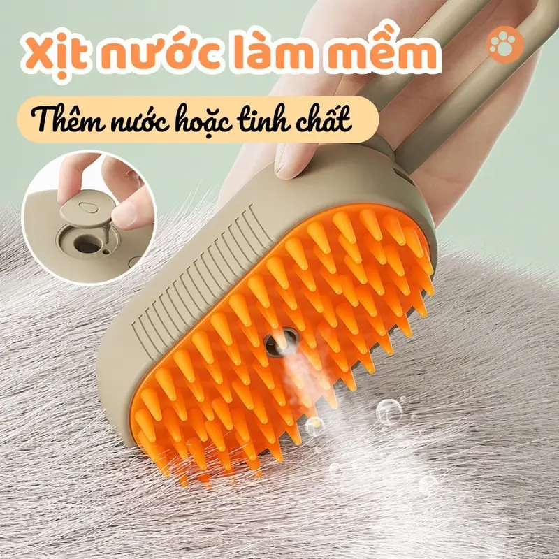 [ Ưu Đãi Đặc Biệt ] Mua Dầu Cá Hồi Tặng Kèm Lược Chải Lông Phun Hơi Nước cho Thú Cưng, tăng cường đề kháng, Giúp mắt sáng, mượt lông, khoẻ lông, giảm rụng lông, hết kén ăn lười ăn cho Chó & Mèo 3
