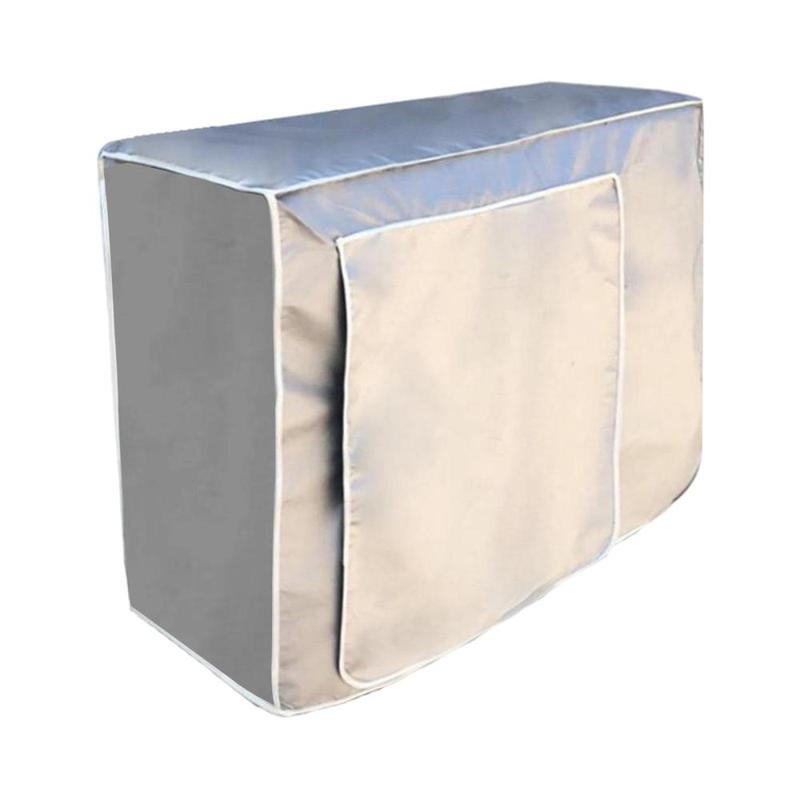 Outside House Air Conditioner Cover Oxford Cloth Protector Overcover Silver 5