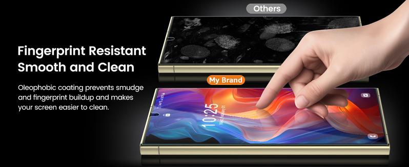 Product Introduction of Anvoro Samsung Galaxy S25 Ultra/S25 Plus/S25 Tempered Glass Screen Protector,Easy to install 18