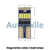 Gambar Lampu LED T10 W5W DC12V 15 SMD Diam Kota Plat Interior Mobil Senja Sein Motor Warna Biru Es Ice Blue Hijau Kuning Merah Pink Putih - Biru dari Autoexile Kota Medan 2 Tokopedia