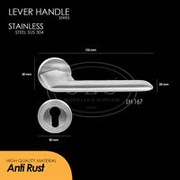 Gambar Gagang Pintu - Handle Pintu SES LH 167 SS Sus 304 dari SES Official Store Kota Administrasi Jakarta Utara 4 Tokopedia