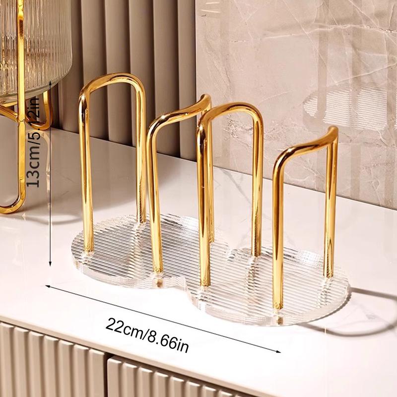 Acrylic Disposable Cup Holder Storage Shelf Water Tea Cups Dispenser Storage Rack For Home & Office 5