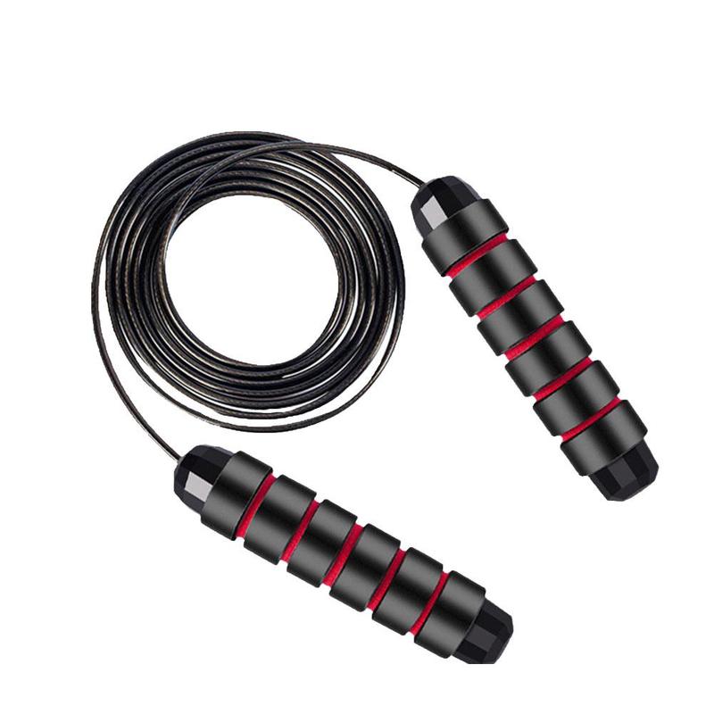 Product Introduction of Skipping Rope Fitness Physical Training Yoga Forged Skipping Bearing Wire Rope Rope Skipping P2V7 23