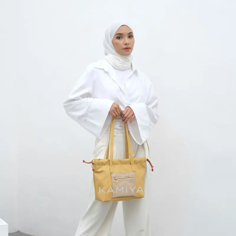 (Namikita) Orlin Tote Bag -  Free Goodie Bag  Tas Bahu Wanita Serut Totebag Perempuan Cewek 5