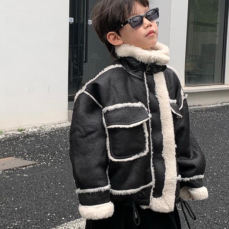  ĐẬU LÊN BAR | ÁO DA LỘN ĐEN LÓT LÔNG CỰC ẤM CHO BÉ TRAI 