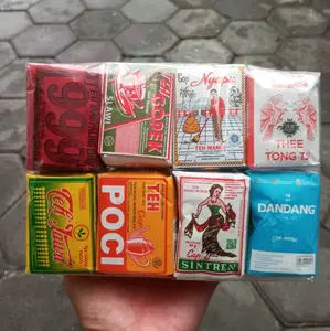 Teh Racik Solo paket 8pcs l Teh 999, Teh gopek, Teh nyapu biru, Teh tongji super, Teh jawa, Teh poci, Teh Sintren, Teh dandang biru (Kode 2)