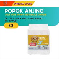 Gambar Volk Pets Puppy Disposable Diapers XS Isi 30 pcs / Popok Anjing dari M-Pets Volk Pets Indonesia Kota Administrasi Jakarta Barat 1 Tokopedia