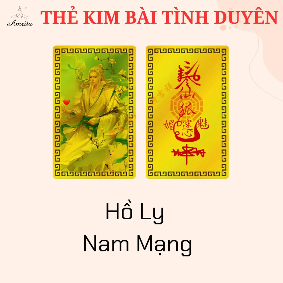 Kim Bài Tình Yêu Se Duyên - Kim bài cầu tình duyên ngàn người yêu mến - Amrita