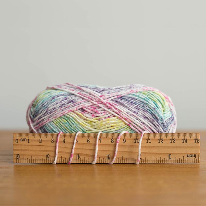 Product Introduction of 40g/roll Duan Dyed Acrylic Wool Yarn DIY Woven Knitting Sweater Sock Scarf Colorful Crochet Yarn Sewing 23