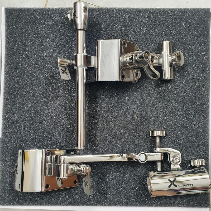 Bộ 2 pat inox Xsamtin 2024 bản mở rộng dùng cho thùng 27/33 hoặc thùng có cạnh vát hàng chính hãng Đi Câu Bắt Cá Fishing Câu Cá