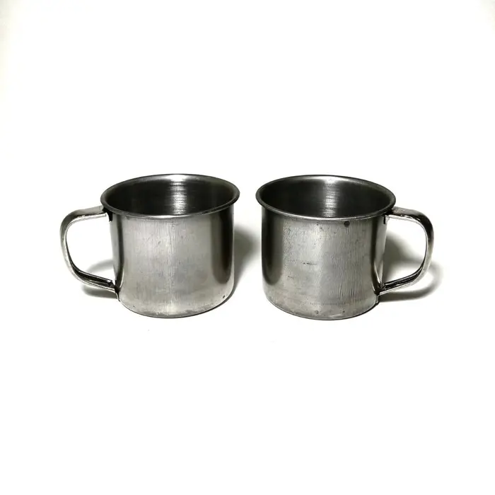 Gelas camping outdoor stainless 7cm -gelas sloki -gelas pendaki