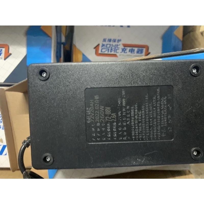 ￼Sạc xe điện 72v 12ah 20ah tự ngắt chống phồng bình <6 bình acquy> Phụ Kiện 3