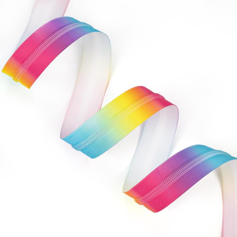 Product Introduction of Colorful Zipper Kit, 1 Set Including No. 5 Nylon Zipper & No. 5 Zipper Sliders & No. 5 Accessories, Diy Sewing Accessories for Clothes, Bags, Coats 4
