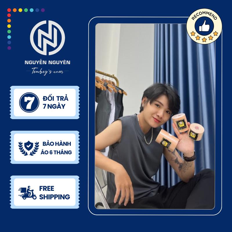 Keo Vải Dán Cơ Chống Nước Cao Cấp - Băng Keo Vải Dán Ngực Cơ Tomboy - Cuộn Băng Miếng Keo Dính Dán Nịt Định Hình Mặc Áo Chống Nước Cho Tomboy Nguyễn Nguyên