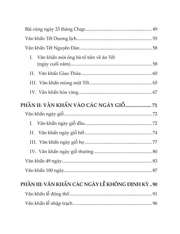 Sách - Văn Khấn Gia Tiên Thông Dụng - Quyển Văn Khấn Trọn Bộ