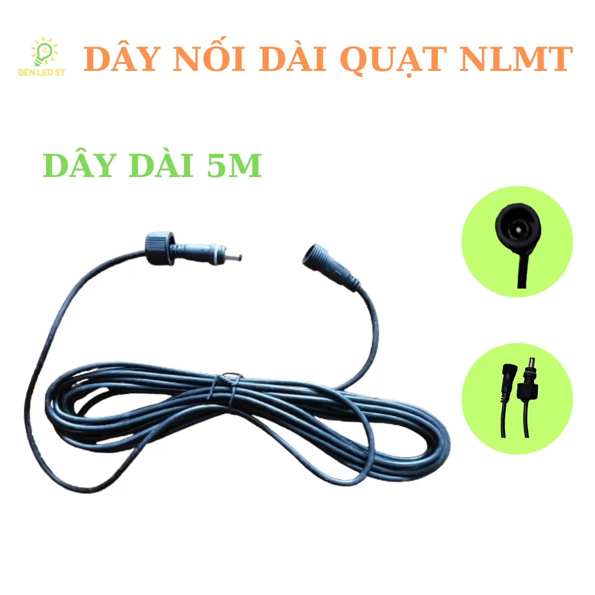 Dây nối dài quạt năng lượng mặt trời JD JINDIAN