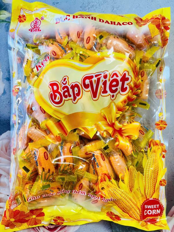 1Kg Kẹo Bắp dẻo bao ngon_Kẹo Bắp Việt Ngon_ kẹo ngô