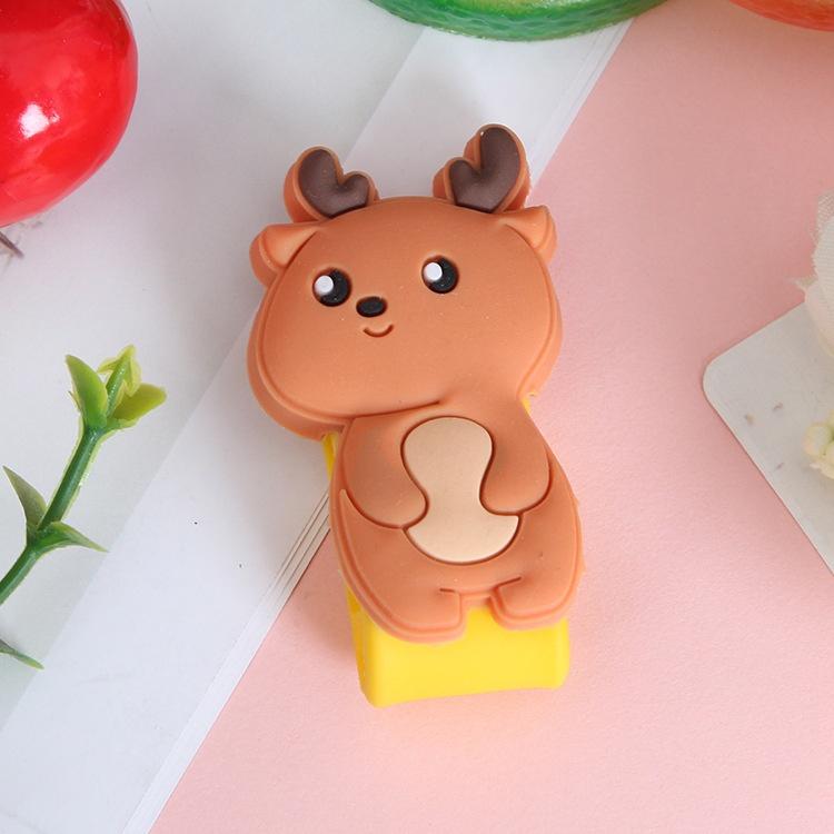 Product Introduction of PVC soft rubber earphone nail buckle winding device button storage device snap button earphone cable manager hub 13