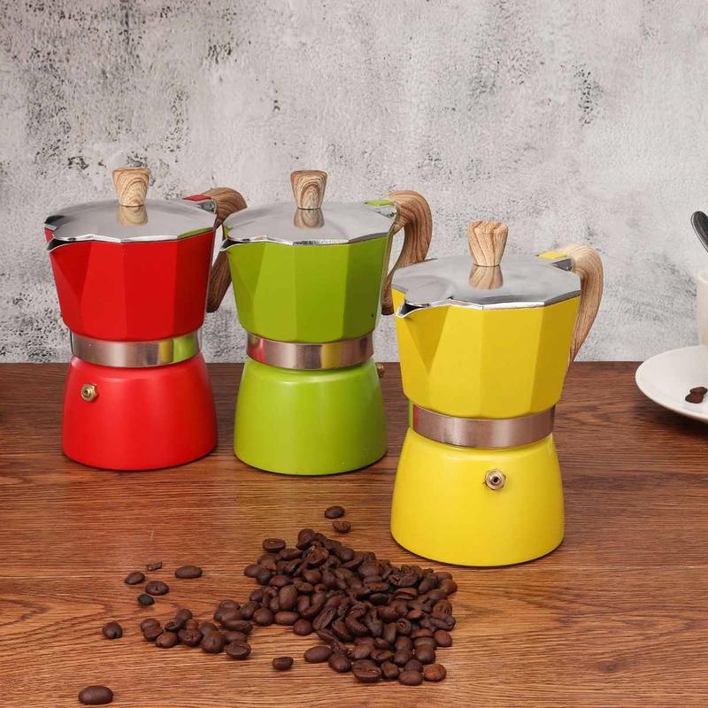 Ấm Pha Cafe Moka Pot - Pha Cà Phê Espresso Phong Cách Châu Âu