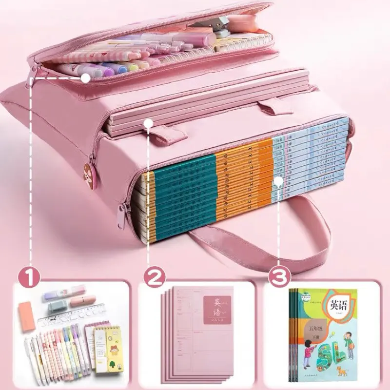 Tas les / sekolah anak serbaguna tutor bag kantong serbaguna cute hand bag 2