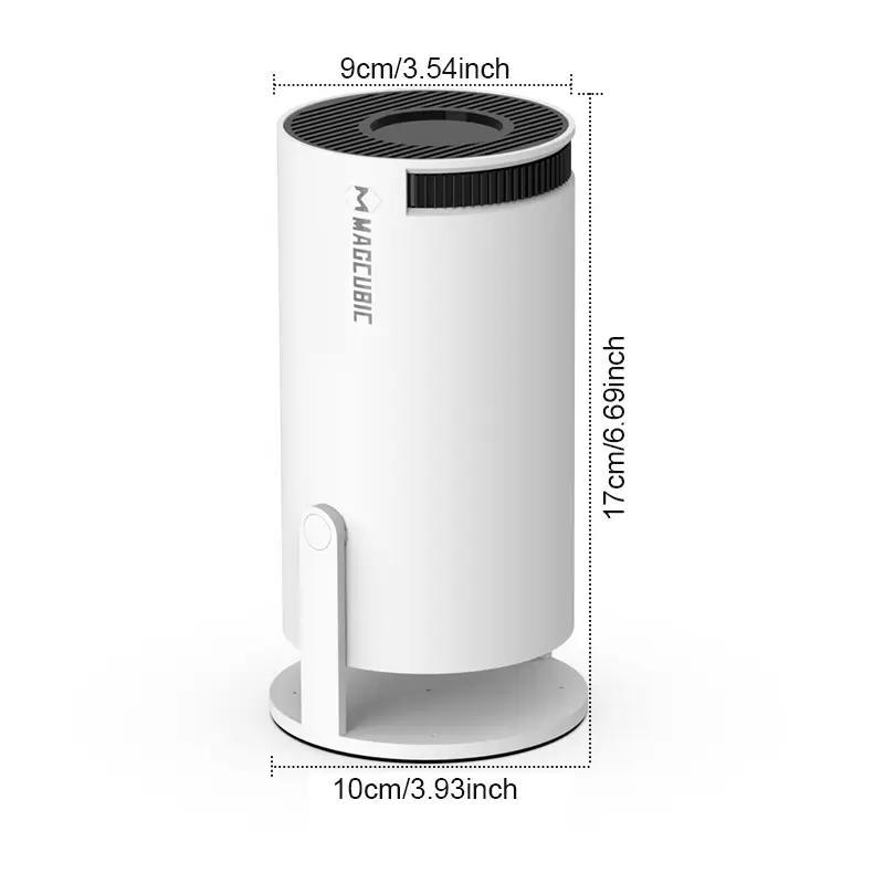 MAGCUBIC HY300 Portable Projector, 3D Projector with 180° Rotatable Function, WiFi6 Projector with BT 5.0, Home Theater Projector for Ceiling Outdoor 1