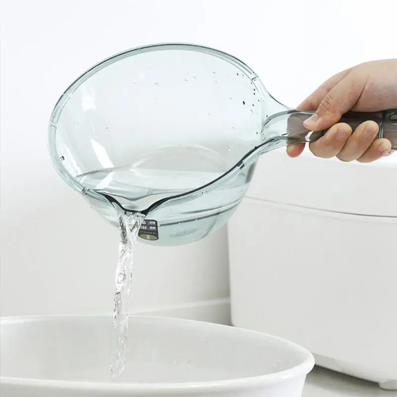 Combo 2 cái Gáo múc nước bằng nhựa cao cấp trong suốt G02 3