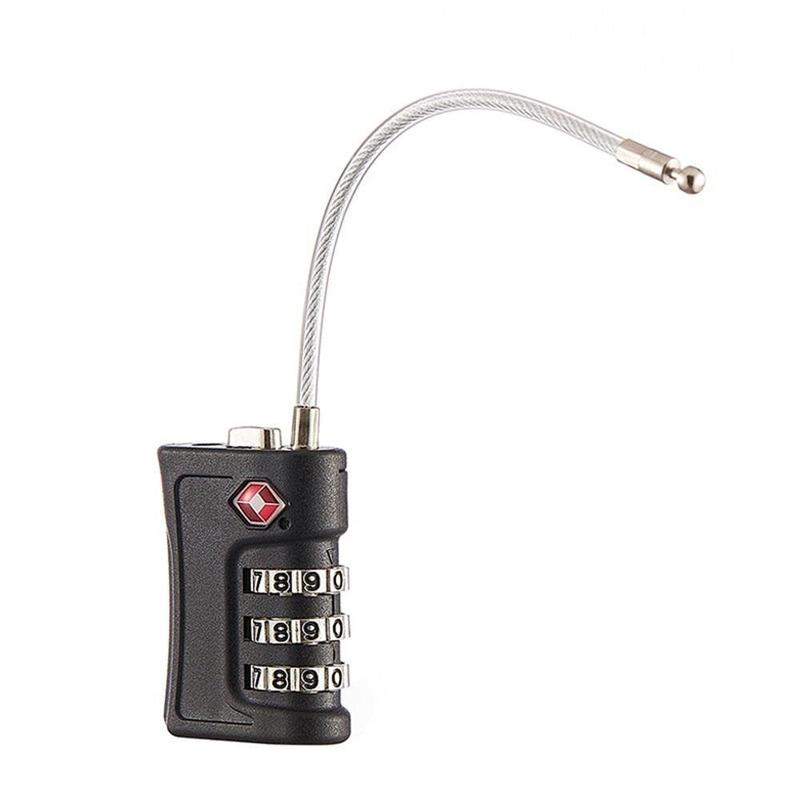 Customs Code Lock for Travel Luggage Password Changeable Lock Contrast Color Design Padlock TSA 6
