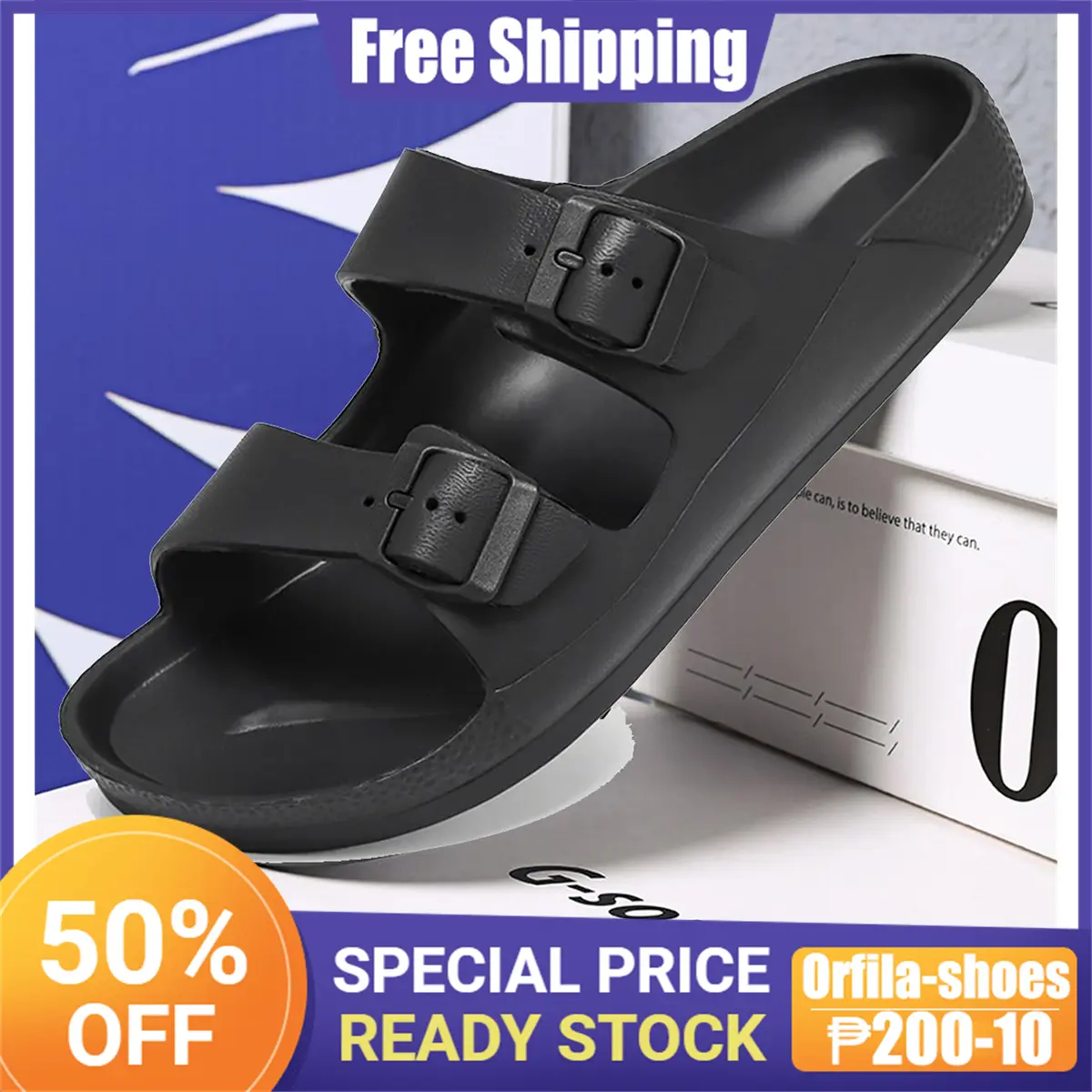 【Free shipping】 Birkenstyle Two Strap Open Toe Sandals For Men Shoes Footwear Women Boy Summer Walking Shoes Sandals For Kids And Adults
