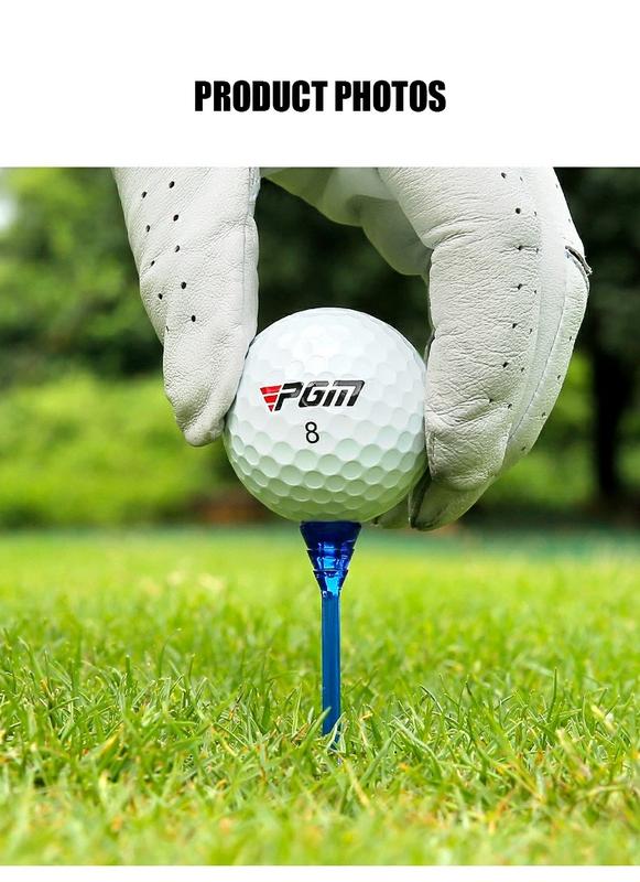 Product Introduction of PGM New Style Durable 83mm Large Diameter Crystal Round Golf Tee with Height Marker for Golf Tournament QT023 21