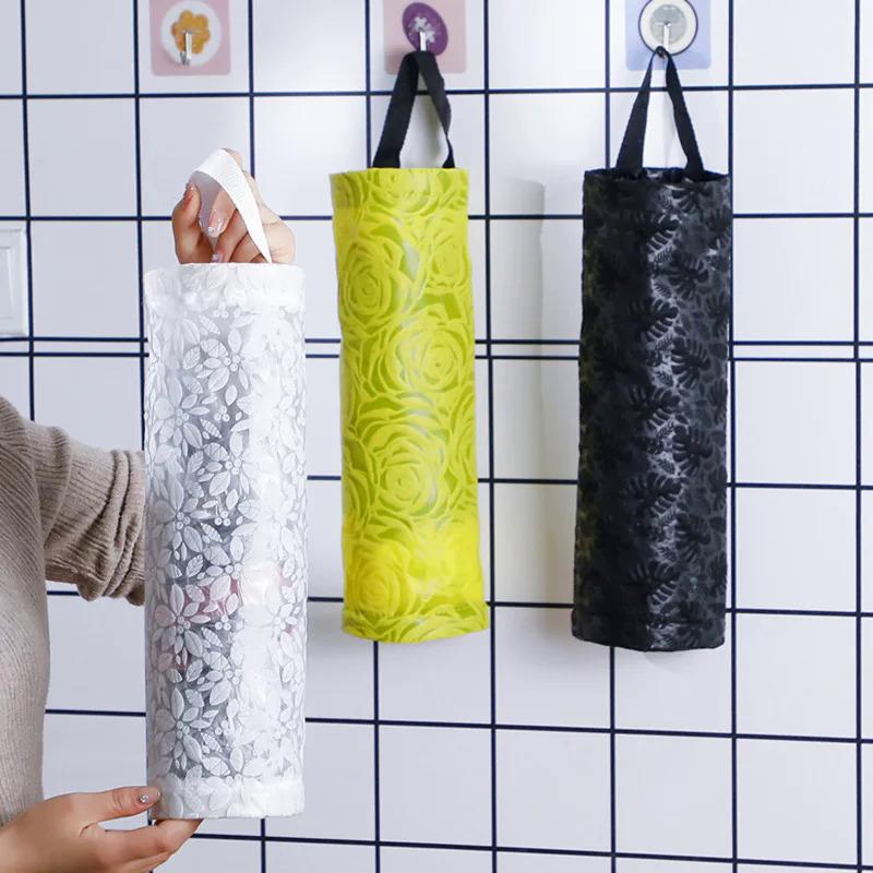 Product Introduction of Hanging Garbage Bag Storage Bag Kitchen Dispenser Garbage Wall Mounted Grocery Holder Home Organizers Storage Accessories 7