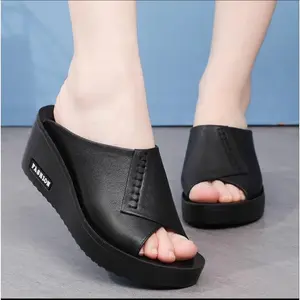 Sandal Wedges Wanita Terbaru Sandal Wedges Wanita Rempel Empuk Kekinian 2024